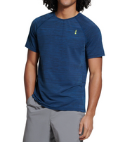 Bass Outdoor Mens Performance Fitness Short Sleeve Crewneck T-Shirt, Blue - Small