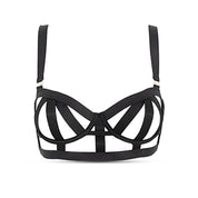 Bluebella Highgate Bra Caged Strappy Lingerie Black 34C