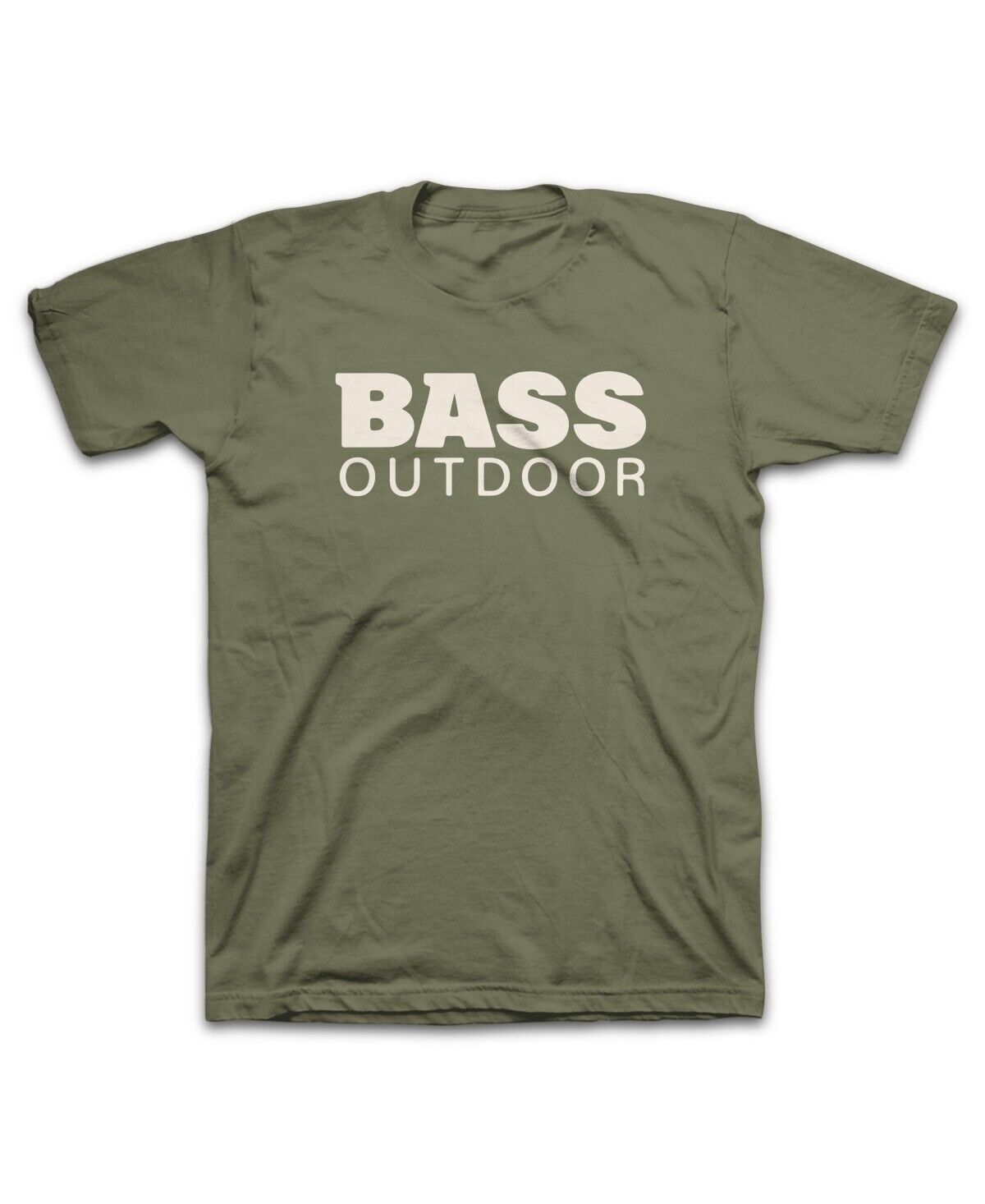 Bass Outdoor Men's Logo Crewneck Short Sleeve T-Shirt Green XL