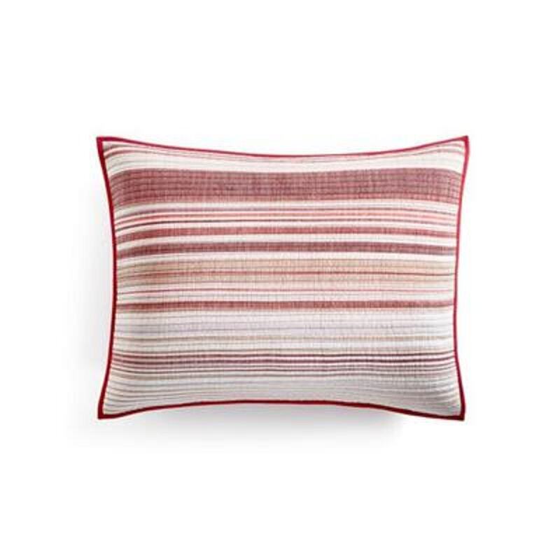Martha Stewart Pillow Sham Yarn-Dye Quilted - Standard Size