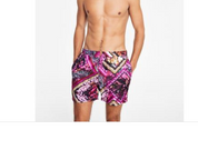 INC International Concepts Men's Toni Patch Print Swim Trunks - Size XL