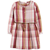 Carter's Toddler Girls' Plaid Dress - Size 2T