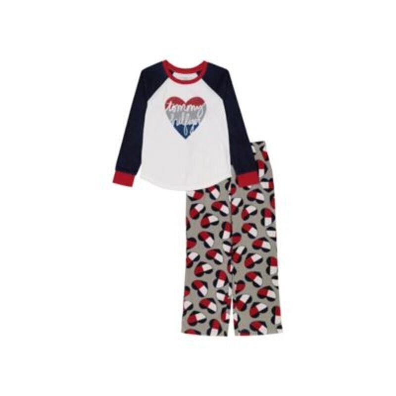 Tommy Hilfiger 2-Piece Big Girls' Pajama Set - Size Small