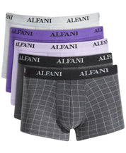 Alfani Mens Gray 5PK Moisture Wicking Underwear Trunks