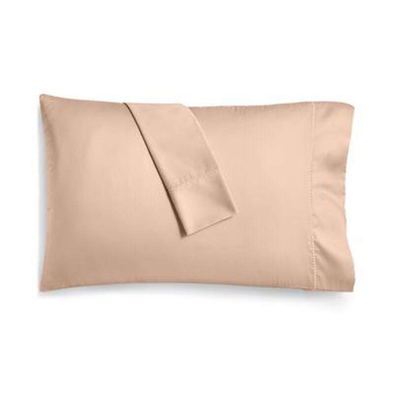 Martha Stewart Cotton 400 Thread Count Sateen King Pillowcases in Peach