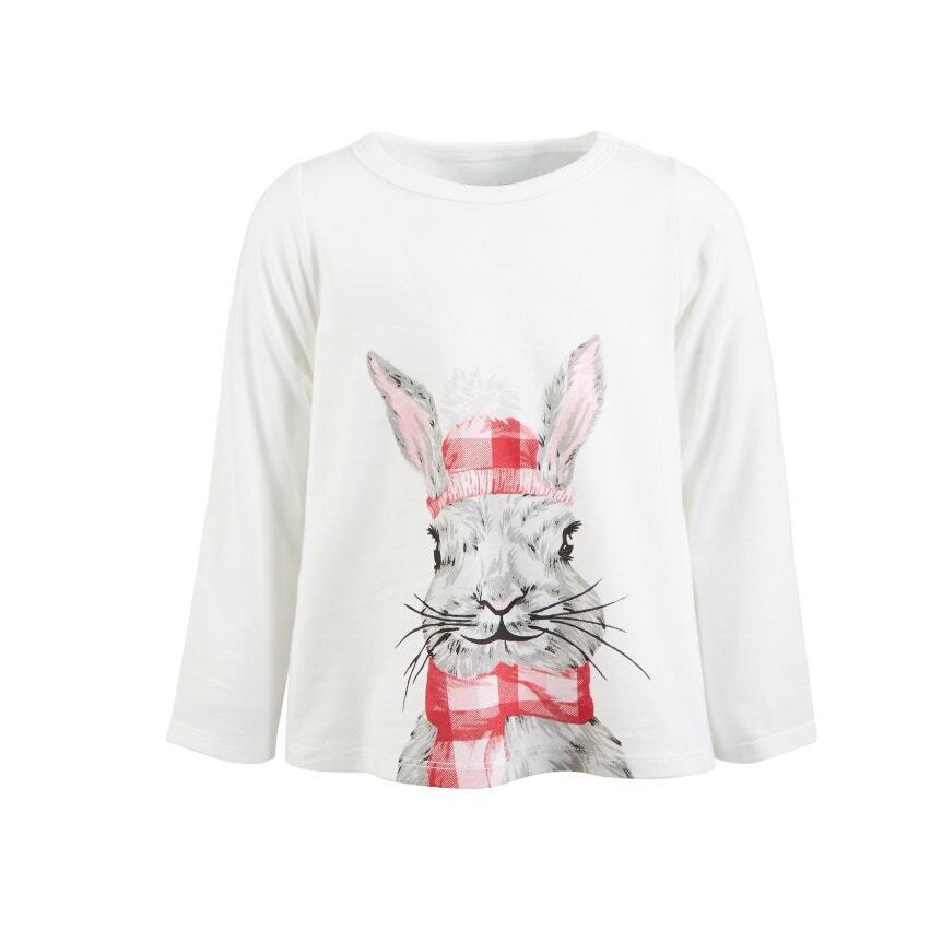 First Impressions Baby Girls' Cozy Bunny Long-Sleeve T-Shirt | Size 18 Months