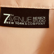 New York & Co. Women's Fitted Button-Down Top, Short Sleeve - Size Large