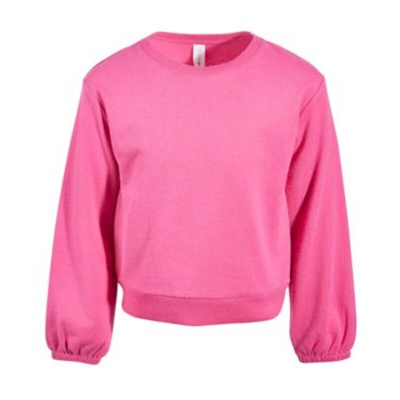 ID Ideology Little Girls Fleece Sweatshirt, Created for Macy's - Candy Pink