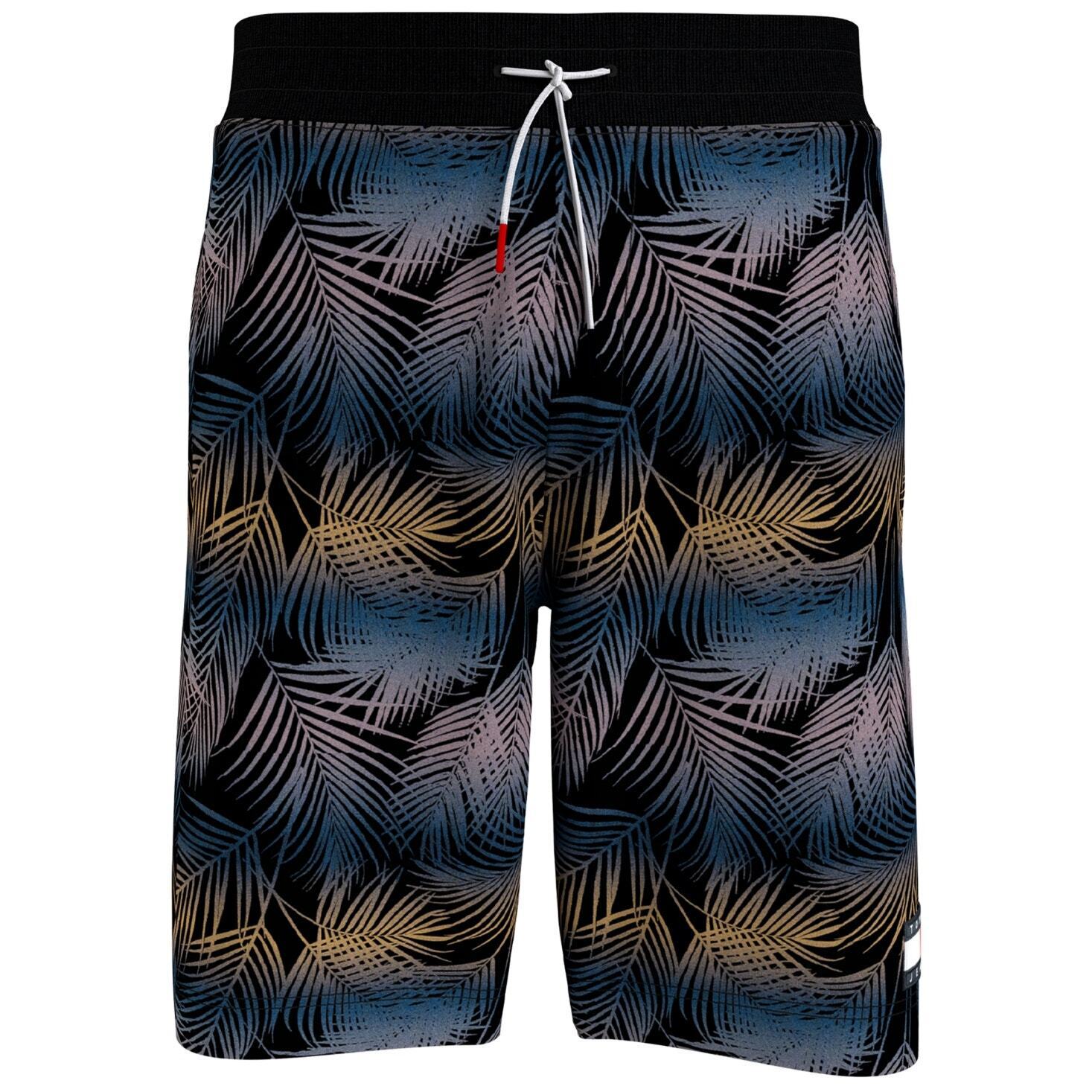 Tommy Hilfiger Men's Palm Leaf Print Shorts with Pockets - Size Medium