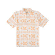 Quiksilver Men's Haunanuma Bay Woven Shirt Canteloupe Dogpatch, Orange