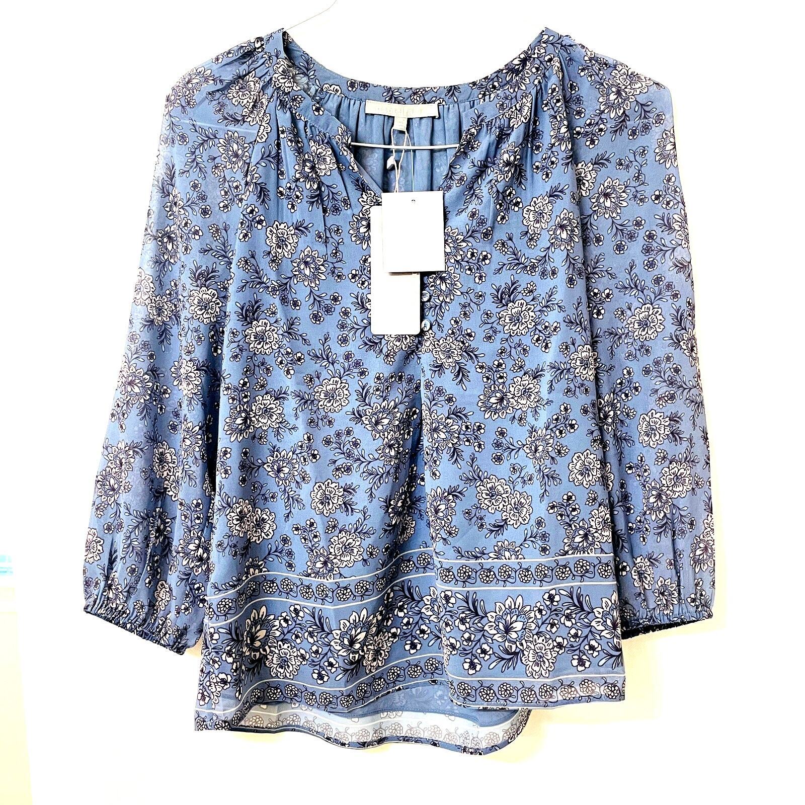 Daniel Rainn by Anthropologie Women's Floral Tunic Top XS