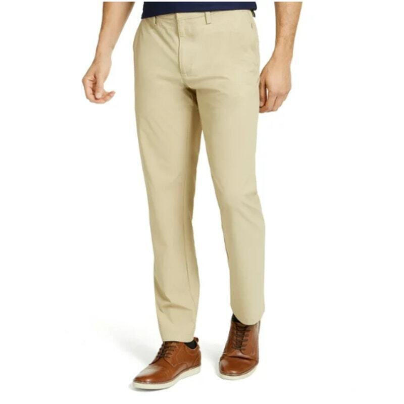 Club Room Men's Stretch Tech Pants in Tan