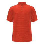 PGA Tour Men's Feeder Stripe Golf Polo Shirt Orange