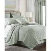 Colcha Linens Cambric Seafoam Green Queen Comforter – 100% Cotton