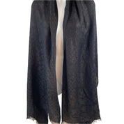 INC International Concepts Women's Luxury Jacquard Print Metallic Scarf