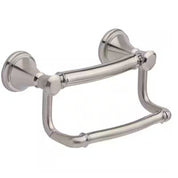 Decor Toilet Paper Holder with Assist Bar in Stainless Steel