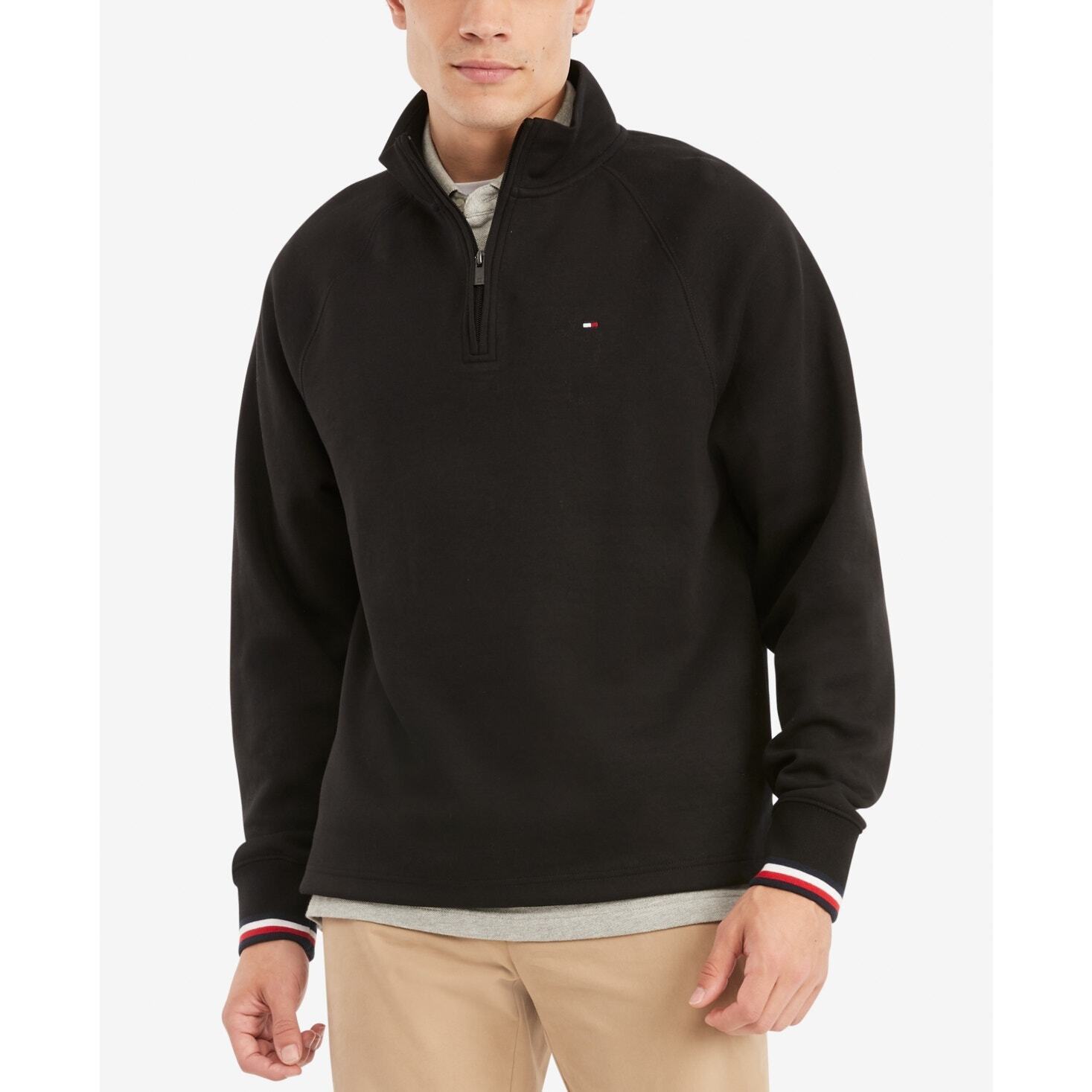 Tommy Hilfiger Men's Big & Tall Mock Neck Sweatshirt, Size 3XL