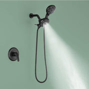 Single-Handle 5-Spray Settings High Pressure Handheld Shower with Faucet Valve