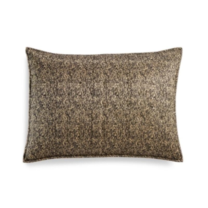 Hotel Collection Linear Chevron Quilted King Pillow Sham with Invisible Zipper