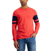 Club Room Men's Football T-Shirt in Island in Sunset Red - XL