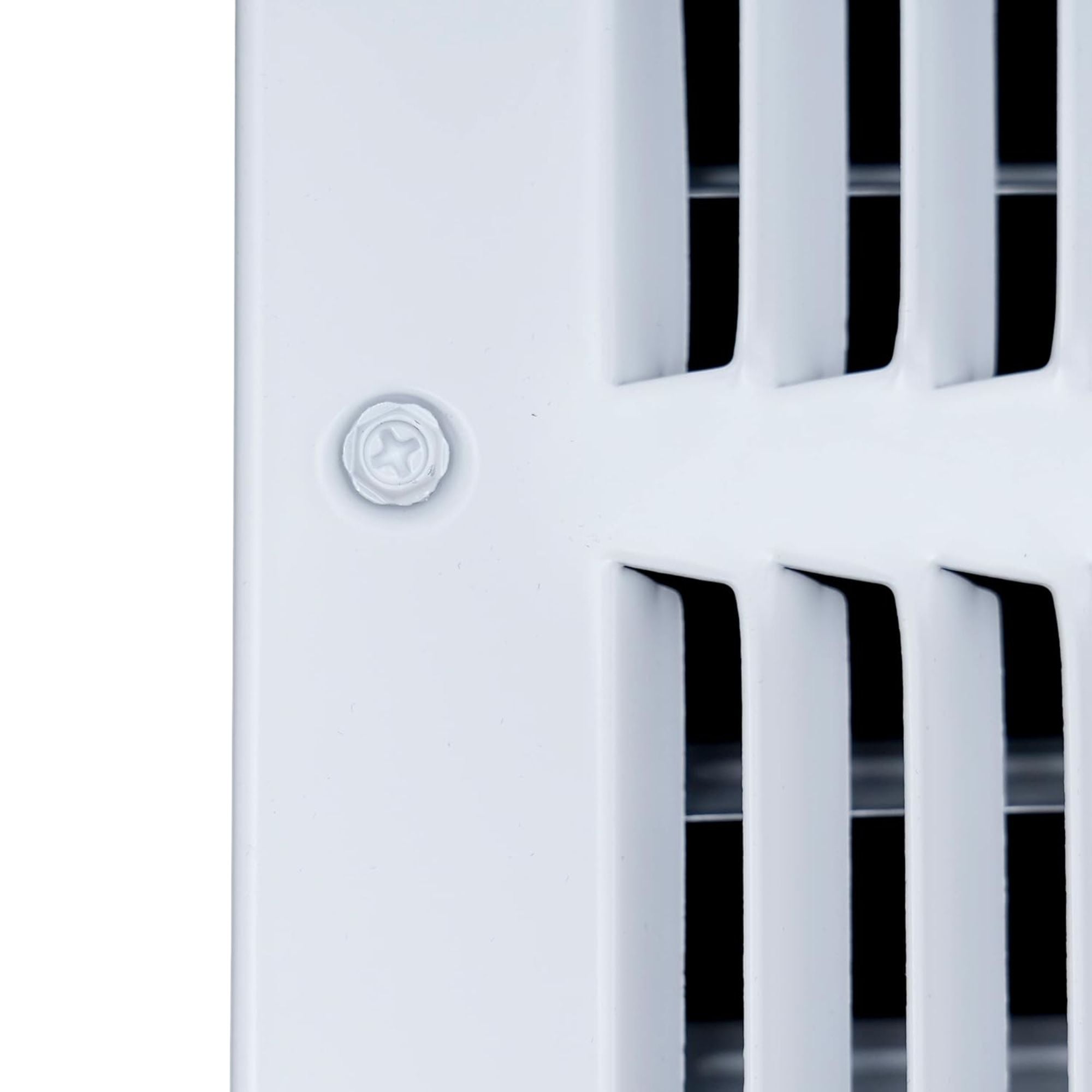 Handua 16x6 Steel Air Supply Diffuser, 1-Way Register Vent Cover Grill for Sidewall and Ceiling, White – Outer Dimensions 17.75" x 7.75"