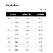 On 34th Plus Size Brushed Relaxed Ankle Pants - Grey 3X