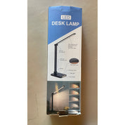 Dott Arts LED Desk Lamp with USB Ports – Touch Control, 5 Color Modes, 3 Brightness Levels, Night Light, Adapter Included – Black