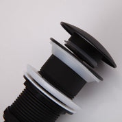 KES Bathroom Sink Drain Without Overflow – Vessel Sink Pop-Up Drain Stopper, (S2008D-BK)