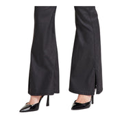 I.N.C. International Concepts Women's High-Rise Flare-Leg Jeans – Black Coated, Size 4