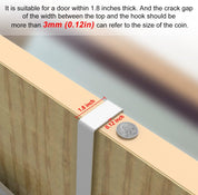 Coat Rack – Over-the-Door Hanger with Mesh Basket & Detachable Storage Shelf for Towels, Hats, Handbags, Coats