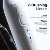 Duo Dual Handle Electric Toothbrush Set – Ultra Whitening – White & Black – Wireless Charging – Timer – Waterproof