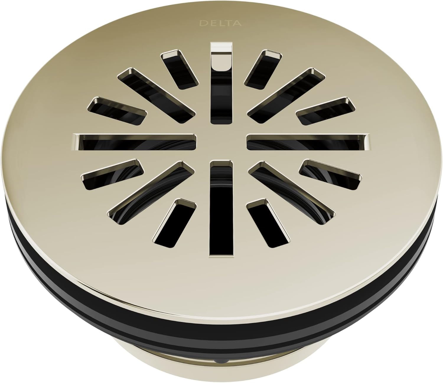 DT051411 4" Prefab Round Shower Drain – Brilliance Polished Nickel