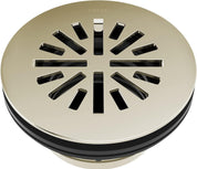 DT051411 4" Prefab Round Shower Drain – Brilliance Polished Nickel