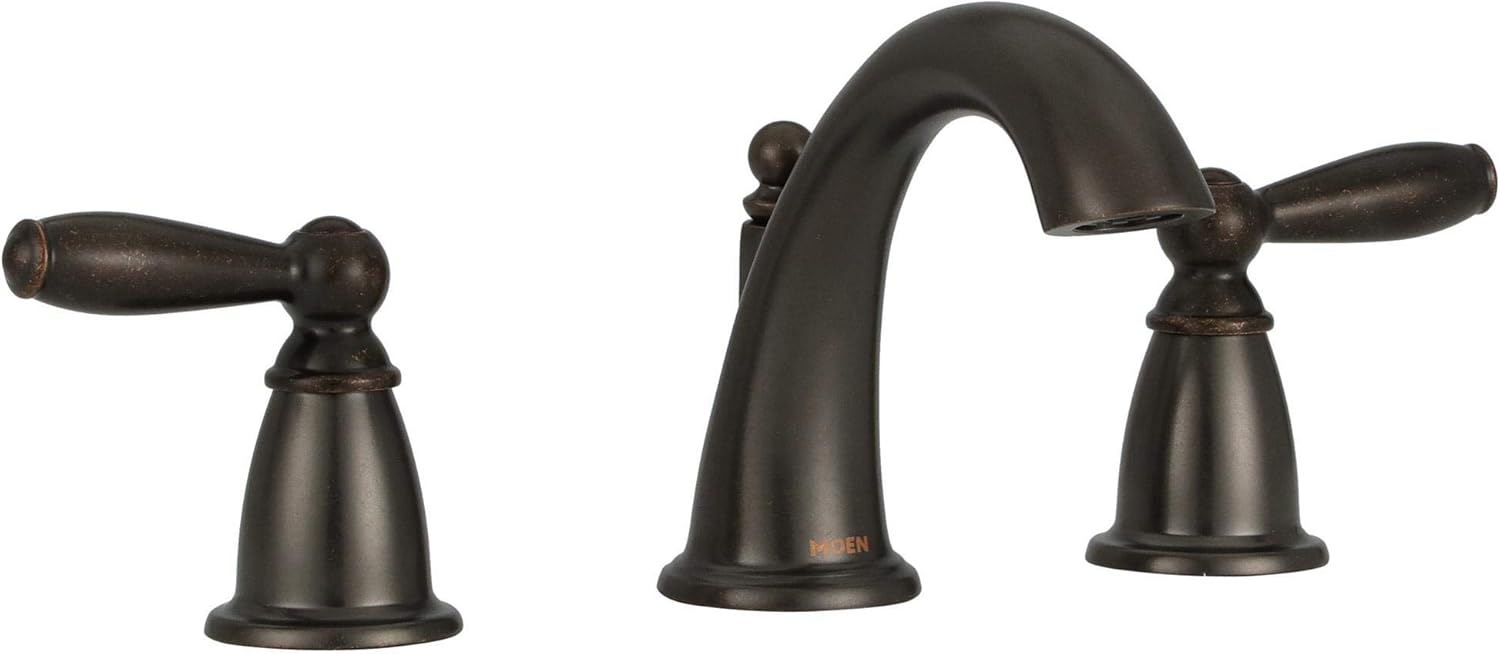Moen T6620 Brantford 8" Widespread Two Handle Bathroom Faucet Trim Kit – Oil Rubbed Bronze