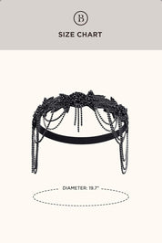 BABEYOND 1920s Flapper Headpiece – Roaring 20s Great Gatsby Headband, Vintage Hair Accessory for Women, Black