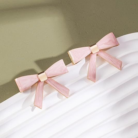 Bow Earrings for Women – Cute Ribbon Stud Coquette Earrings by Sea Dry