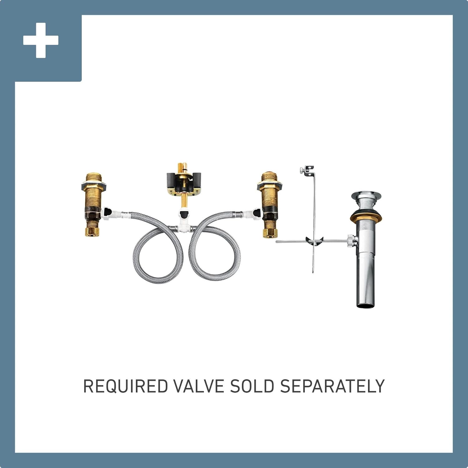 Moen T6620 Brantford 8" Widespread Two Handle Bathroom Faucet Trim Kit – Oil Rubbed Bronze