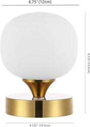 Jonathan Y JYL7112C Owen 6.13" Modern Minimalist Iron Rechargeable LED Table Lamp