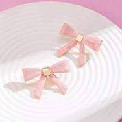 Bow Earrings for Women – Cute Ribbon Stud Coquette Earrings by Sea Dry