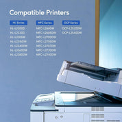 TN660 Toner Cartridge Replacement – High Yield Black Toner, 4-Pack Compatible with Brother HL-L2380DW, MFC-L2700DW, DCP-L2540DW