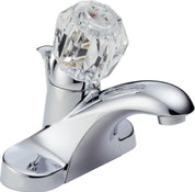 Delta B512LF Kitchen Faucet with Deck Plate – Chrome Finish, Single Handle, 3-Hole Installation