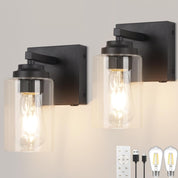 Rechargeable Wall Lights Set of 2 – Dimmable Battery-Operated Wall Sconce with 15000mAh Endurance, Wireless and Fast Charging, for Bedroom, Living Room, Hallway