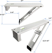 JEACENT Heavy-Duty AC Window Air Conditioner Support Bracket – Steel Wall Mount – Holds Up to 85 lbs