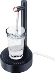 Desktop Water Bottle Dispenser – Portable Electric Water Pump for 5 Gallon & Universal Bottles – USB Rechargeable – Dark Blue