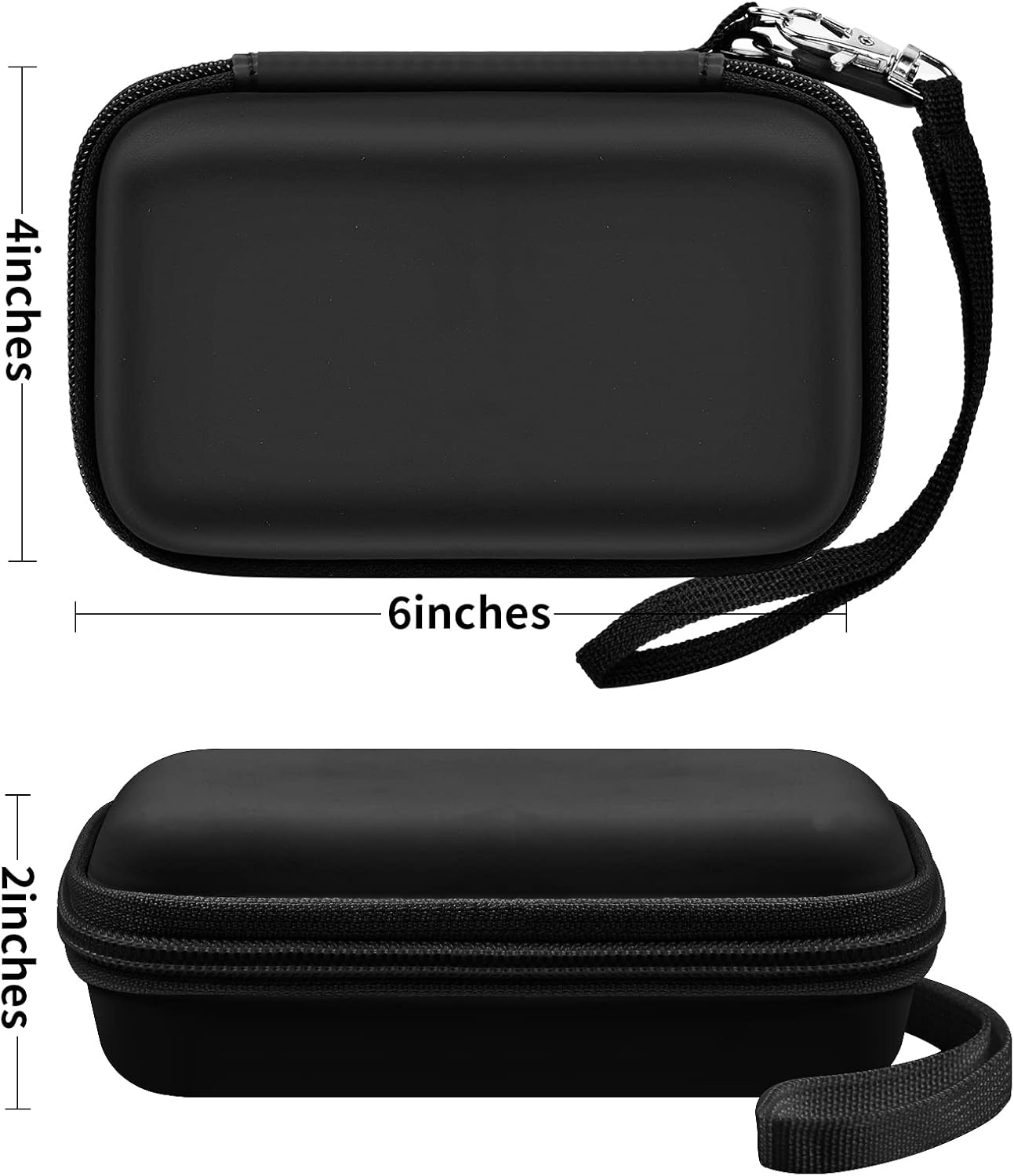 ANKHOH Travel Case for UCOMX, Iseyyox, LISEN, RTOPS 3-in-1 Wireless Charger – Foldable Magnetic Storage Bag, Black