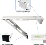 JEACENT Heavy-Duty AC Window Air Conditioner Support Bracket – Steel Wall Mount – Holds Up to 85 lbs