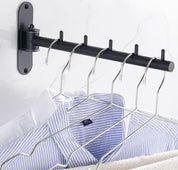 Votmores Folding Wall Mounted Clothes Hanger Rack with Swing Arm – 180° Foldable Stainless Steel Drying Rack