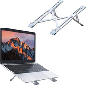 Steady Portable Laptop Stand – Foldable Aluminum Riser for Laptops & Tablets up to 15.6", Lightweight & Durable with Carry Pouch
