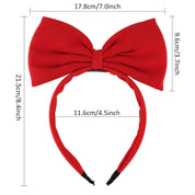 Red Bow Headband – Costume Headband for Women and Girls, Ideal for Snow White & Powerpuff Girls Outfits