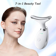 ForeverShine 7 in 1 Electric Face and Neck Tool – Anti-Aging Skincare Device for Wrinkle Removal, Home Daily Use